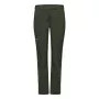 Pantalones softshell Salewa Puez Dolomia 2 mujer - Dark Olive, talla S