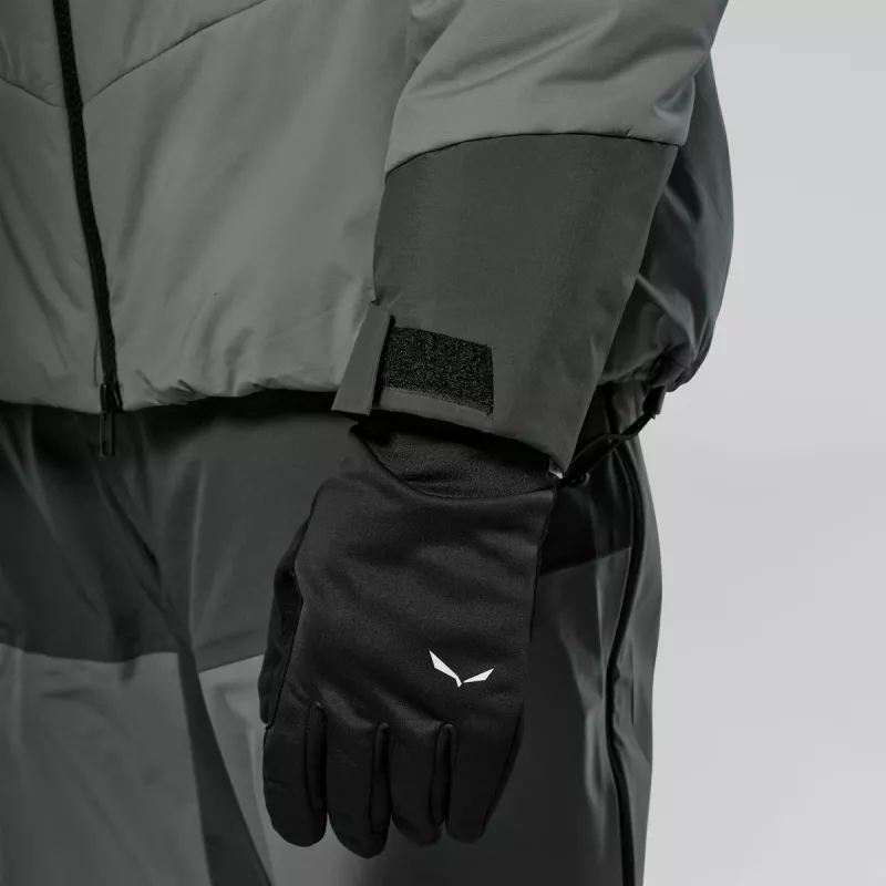 SALEWA Ortles EPE Grip guantes de alpinismo para mujer - Black Out, talla M