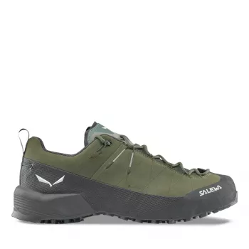 Salewa Wildfire Leather 2 GTX zapatilla de aproximación - Faded Green/Black, EU 45