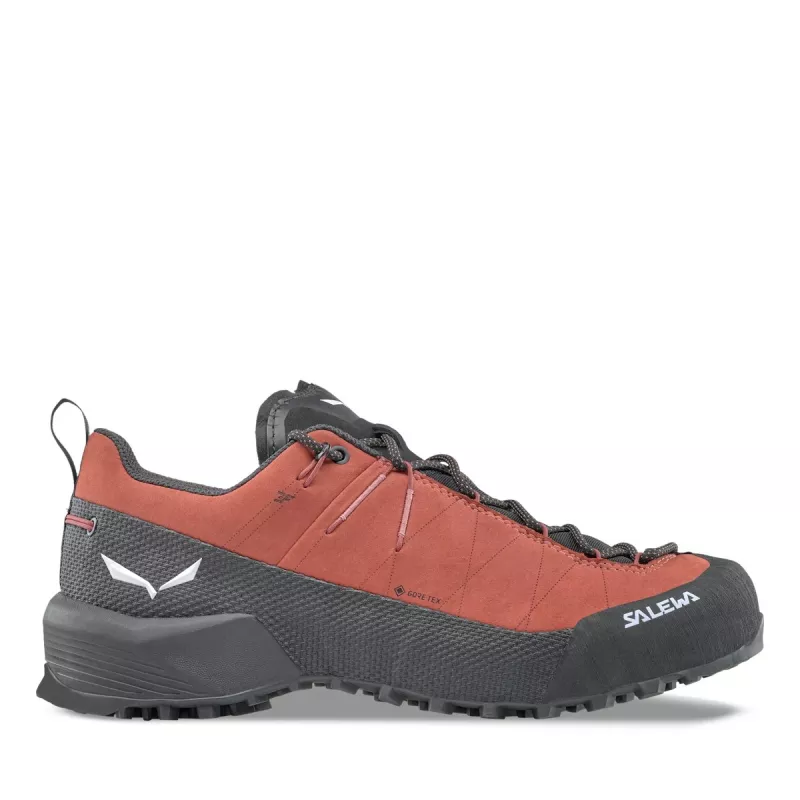 Salewa Wildfire Leather 2 GTX zapatillas de aproximación para mujer - Etruscan Red/Black, EU 38.5