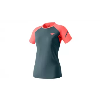 SALEWA Dynafit Alpine Pro S/S Tee de mujer - Cinder/Cinder, talla XS