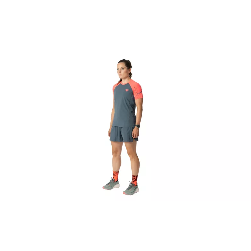 SALEWA Dynafit Alpine Pro S/S Tee de mujer - Cinder/Cinder, talla XS