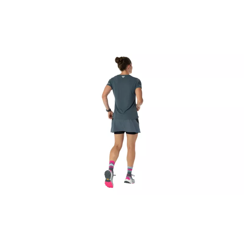 SALEWA Dynafit Alpine 2 S/S Tee de secado rápido de mujer - Cloud Blue, talla M
