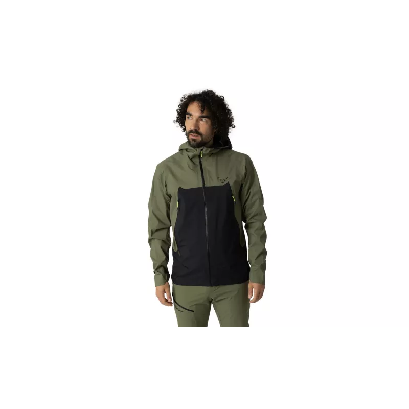 SALEWA Dynafit Transalper 3L Chaqueta - Military Green, talla XL