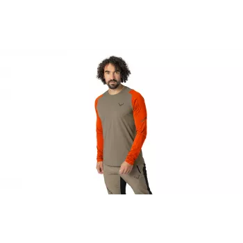 SALEWA Dynafit Transalper L/S Tee Manga larga - Fallen Rock talla M