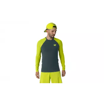 Salewa Dynafit Ultra S-Tech L/S Tee - Ultra Yellow, talla S/M