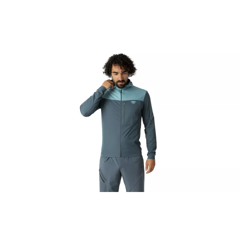 Dynafit Traverse Thermal chaqueta con capucha, azul humo, M