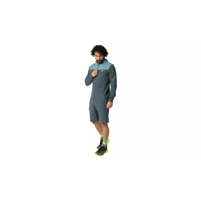 Dynafit Traverse Thermal chaqueta con capucha, azul humo, M