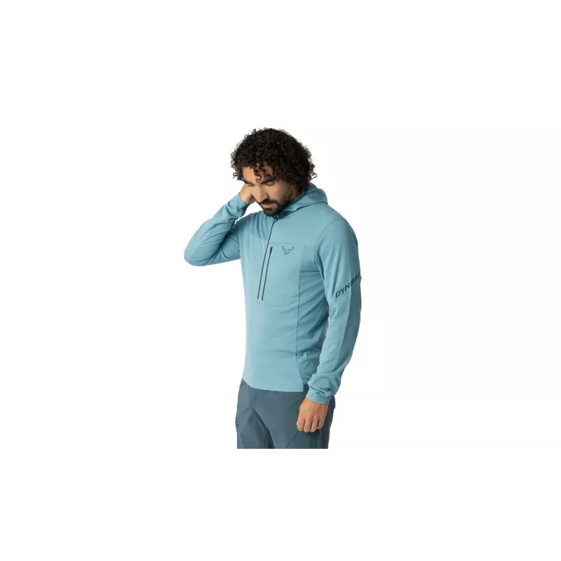 Dynafit Traverse Thermal 1/2 Zip sudadera, azul humo, L