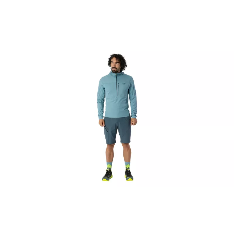 Dynafit Traverse Thermal 1/2 Zip sudadera, azul humo, L