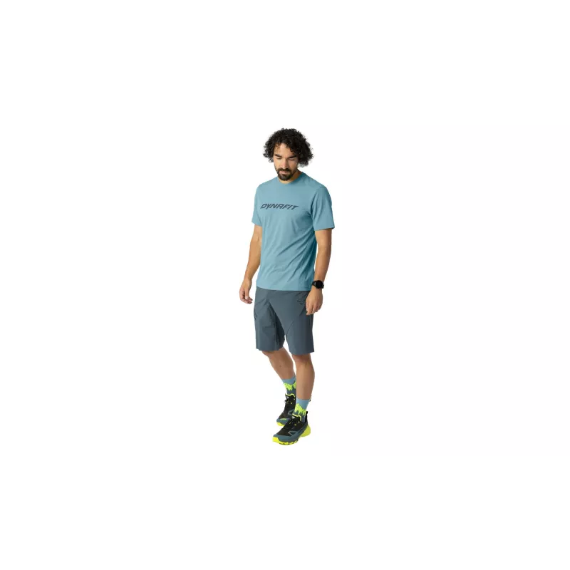 SALEWA Dynafit Traverse Training T-Shirt - Smoke Blue, talla S