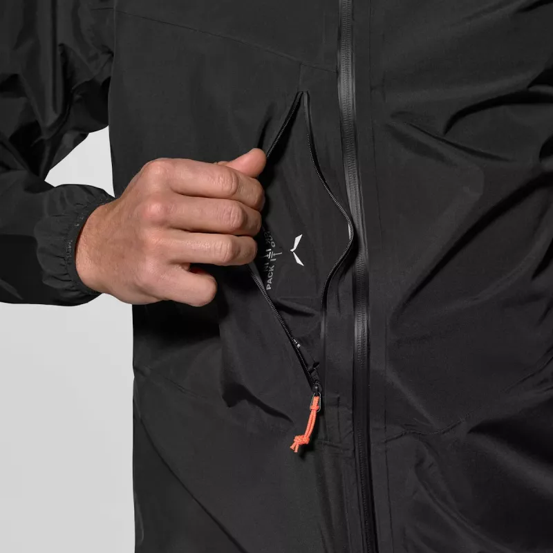 Salewa Agner 3 PTX 3L Jacket - Black Out (Talla L)