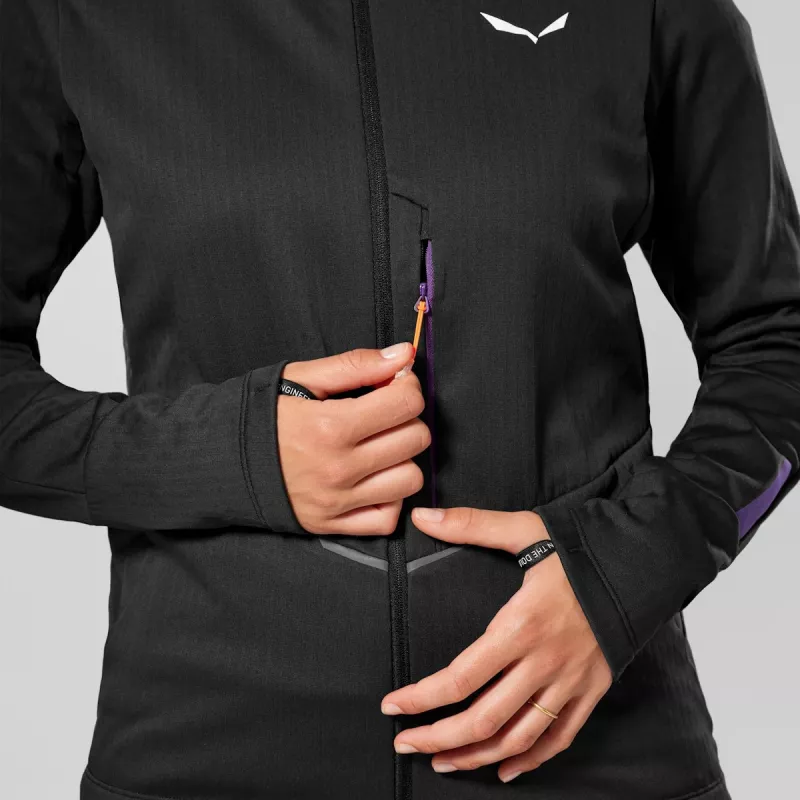 Salewa Pedroc PL 3 Chaqueta - Black Out (Mujer, Talla S)