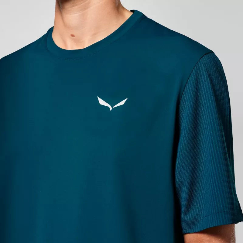 Salewa Pedroc Dry Hyb camiseta Pond Blue M
