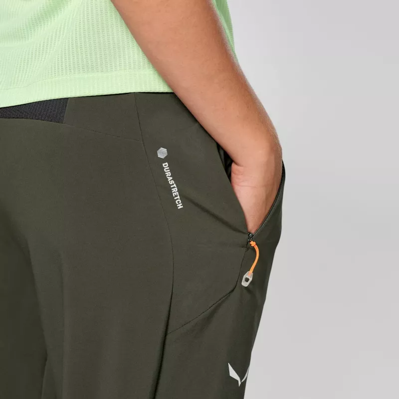 Salewa Pedroc 5 Dst Pant mujer pantalón softshell - Dark Olive, talla S