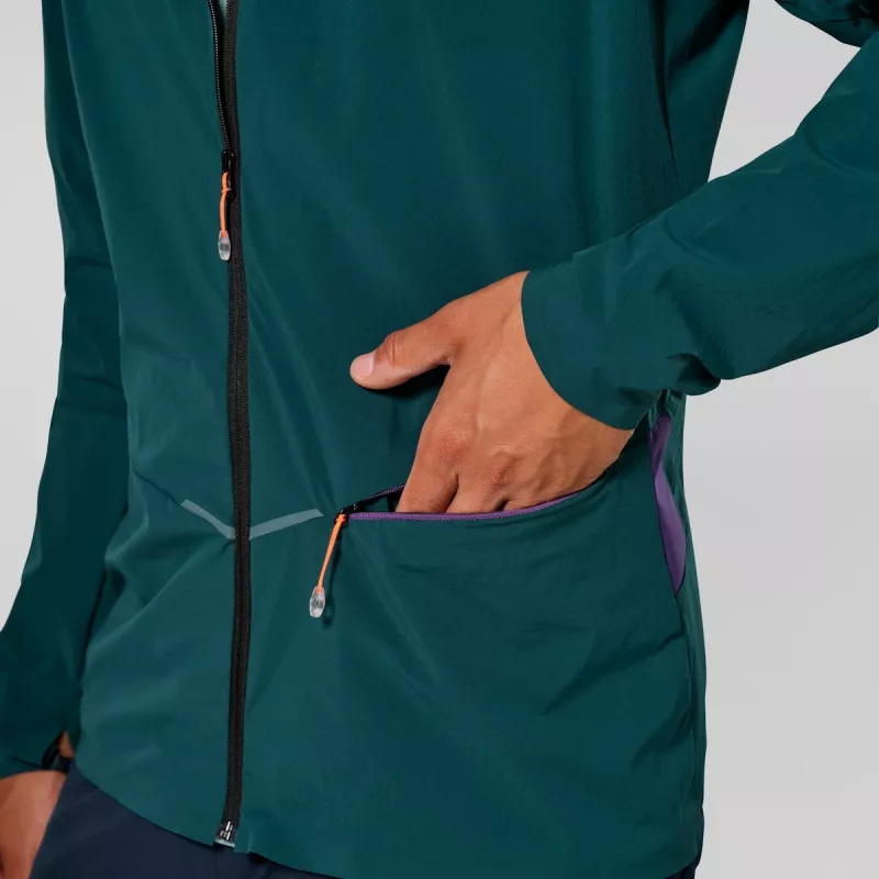 Salewa Pedroc Dst Light Jacket chaqueta softshell - Pond Blue talla L