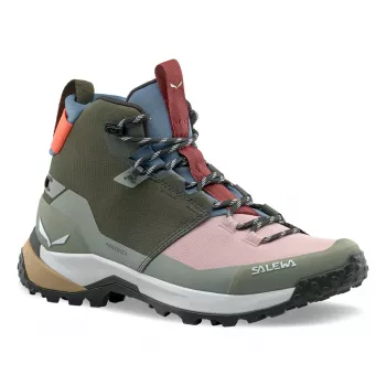 Salewa Puez 2 Mid PTX zapatos de senderismo mujer - Dark Olive/Shadow - UK 6 (EU 39)