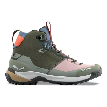 Salewa Puez 2 Mid PTX zapatos de senderismo mujer - Dark Olive/Shadow - UK 6 (EU 39)