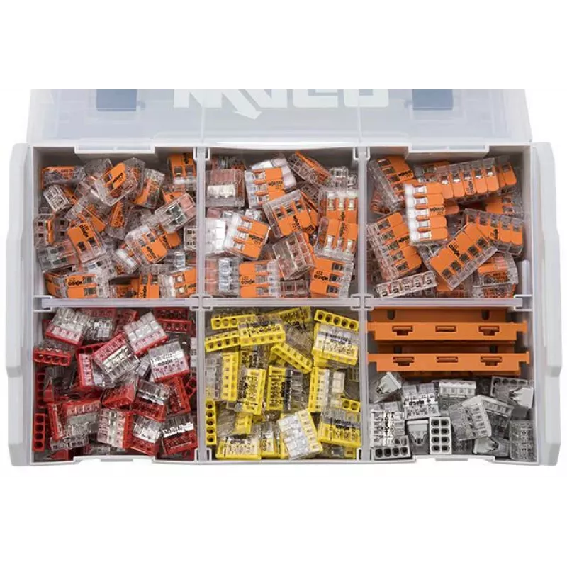 WAGO 887-955 juego de conectores de empalme, L-BOXX Mini, series 221 y 2273