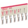 WAGO 2002-477 puente escalonado, de 7 vías, aislado, gris claro