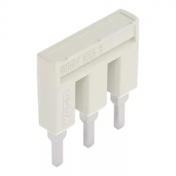 WAGO 2004-403 puente, de 3 vías, aislado, 32 A, gris claro