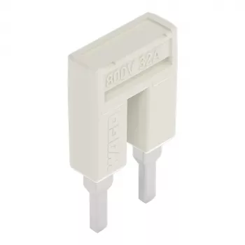 WAGO 2004-402 puente push-in, de 2 vías, aislado, gris claro