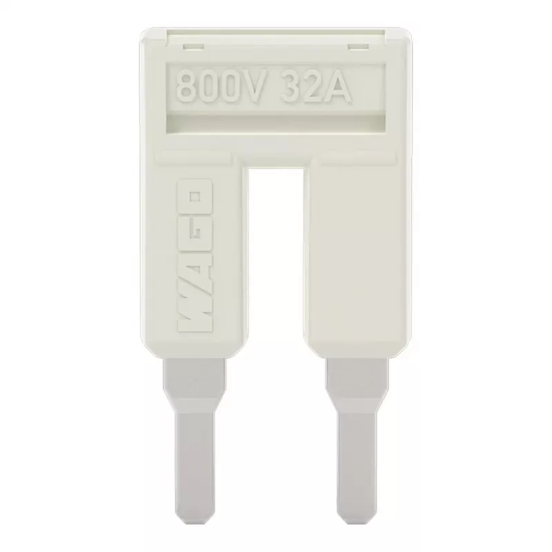 WAGO 2004-402 puente push-in, de 2 vías, aislado, gris claro