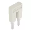 WAGO 2004-402 puente push-in, de 2 vías, aislado, gris claro