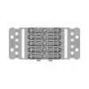 WAGO 221-2505 Soporte de montaje con alivio de tracción, 5 vías, gris
