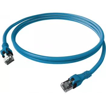 EasyLan saCon Cable de parcheo DualBoot S/FTP azul 2,00m Cat.6A - FTP - SFTP