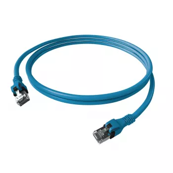 EasyLan saCon Cable de parcheo DualBoot S/FTP azul 2,00m Cat.6A - FTP - SFTP