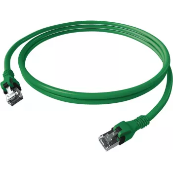 EasyLan Cable de parcheo Push DualBoot Cat.6A S/FTP verde 7,5 m
