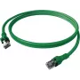 EasyLan Cable de parcheo Push DualBoot Cat.6A S/FTP verde 7,5 m