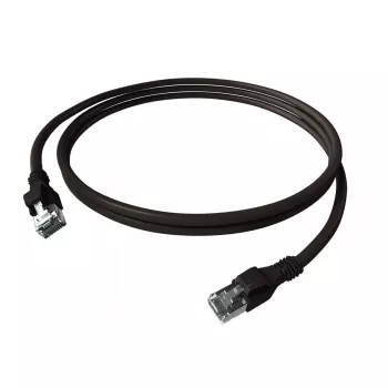 EasyLan saCon EasyLan DualBoot cable de parcheo S/FTP negro 0,50 m Cat.6A - EasyLan DualBoot PushPull IP20 cable de parcheo - Cat.6A (clase EA)