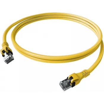 EasyLan saCon DualBoot cable de parcheo S/FTP Cat.6A amarillo 2,0 m