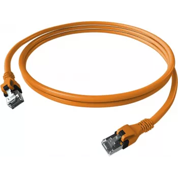 EasyLan saCon DualBoot cable de red S/FTP Cat.6A naranja 2,0m