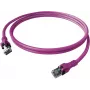 EASYLAN CPP1OVAVAV0050 DualBoot Push cable de red Cat.6A S/FTP apantallado violeta 5,0m