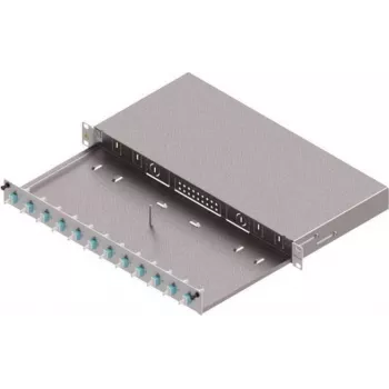 ZVK EasyLan panel de parcheo de fibra óptica Basic LSB0B223 Grade C 1U 12 puertos 12x LC-Duplex OM3 - fibra óptica (LSB0B223)
