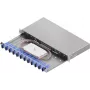 ZVK Easylan caja de empalme de fibra óptica Basic 1U 12x SC-Duplex OS2 cajón