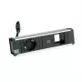 Bachmann CONI módulo de alimentación para escritorio - 1x enchufe Schuko, 1x USB-C 22W PD, entrada GST18i3, negro