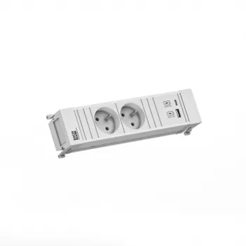 Bachmann POWER FRAME 2x enchufe Schuko 1x USB A/C 22W 0,2 m GST18