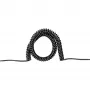 Bachmann cable espiral H05VV-F 3G1,5 negro liso cortado - cable