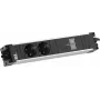 Bachmann STEP ALU alimentación de mesa 2x Schuko 1x USB-C 100W aluminio