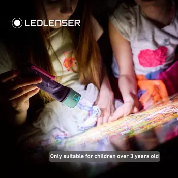 LEDLENSER Kidbeam4 Linterna para niños Lila