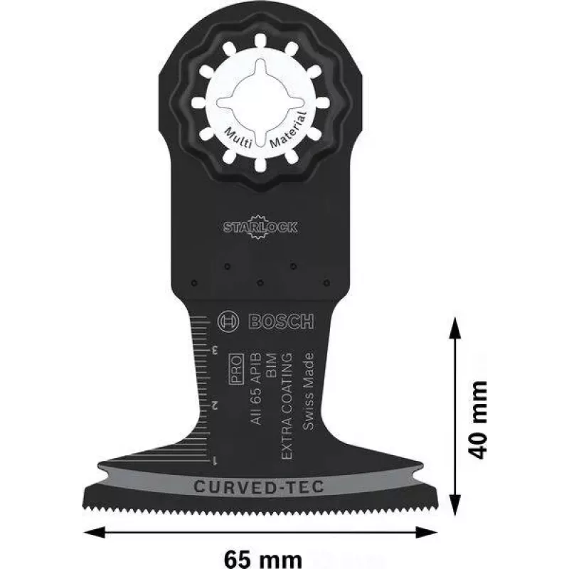 Bosch Professional PRO AII 65 APIB Hoja de sierra de inmersión (StarlockPlus, BIM, 65 mm)