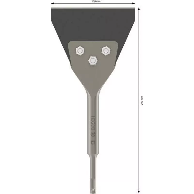 Bosch PRO SDS plus Floor Scraper 130x290mm Adaptador de cincel