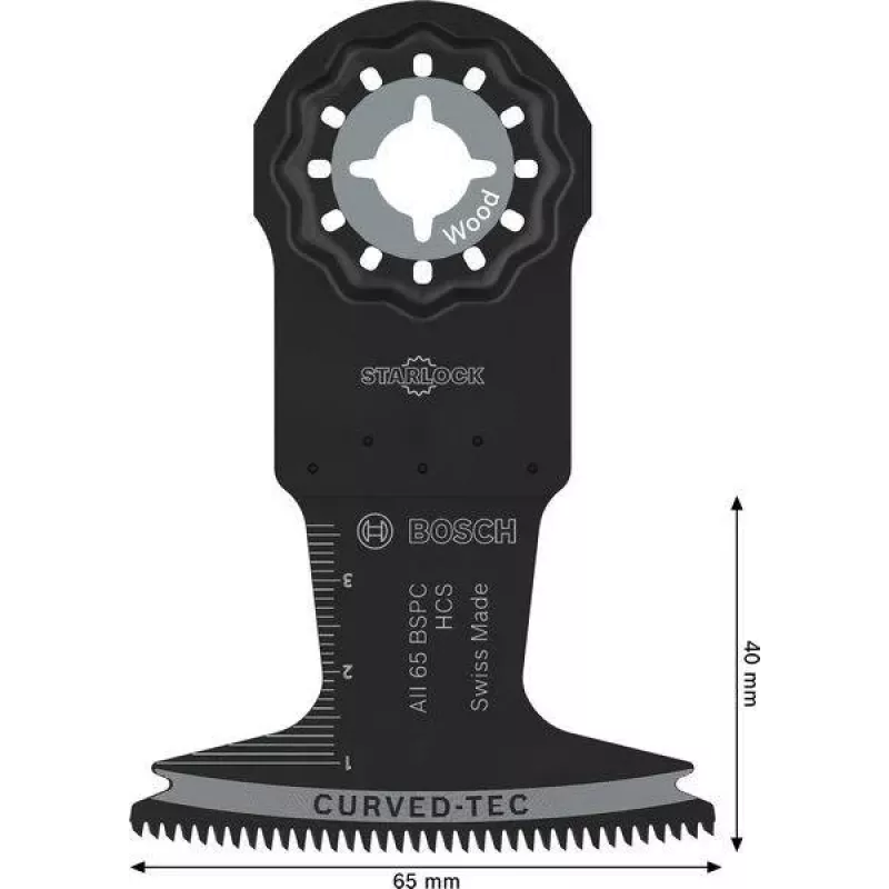 Bosch 2608669261 Hoja de sierra de inmersión bimetálica StarlockPlus 32 mm ancho de corte 50 mm profundidad de corte 1 unidad