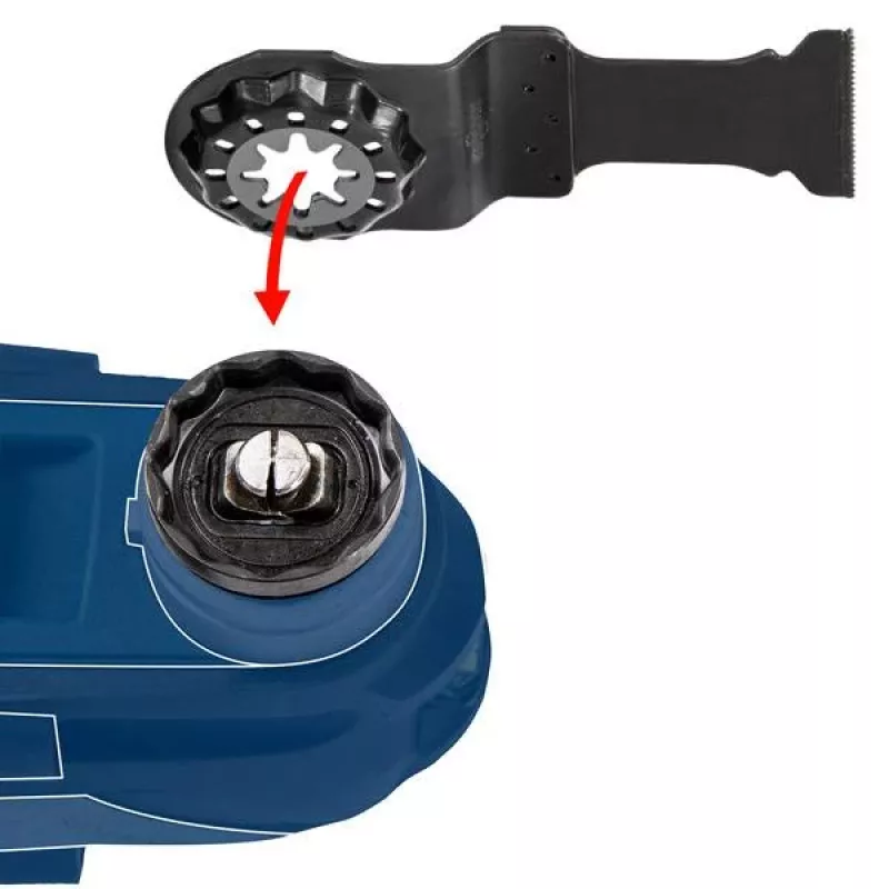 Bosch 2608669261 Hoja de sierra de inmersión bimetálica StarlockPlus 32 mm ancho de corte 50 mm profundidad de corte 1 unidad