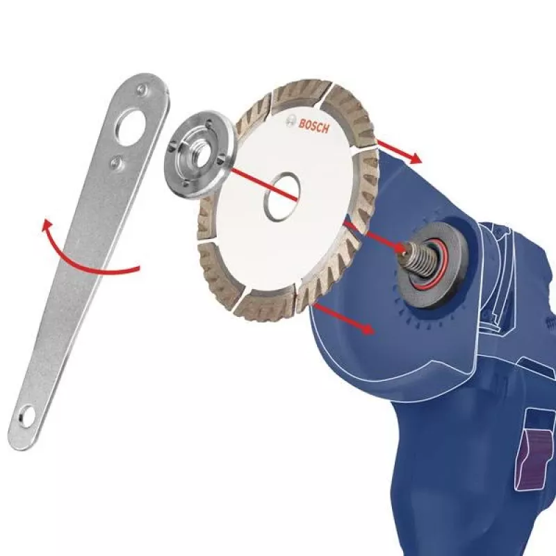 BOSCH Disco de corte para acero inoxidable y metal, Ø 125 mm, 100 unidades en cubo (agujero 22,23 mm, A 60 T BF)