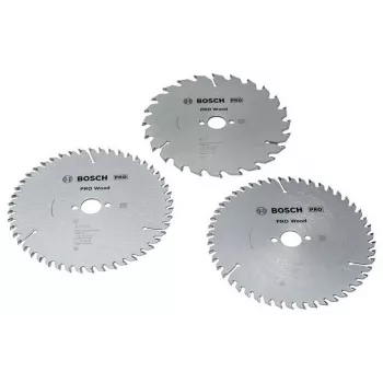 BOSCH POWERTOOLS PRO Hoja de sierra circular para madera 160 mm (pack ventaja de 3)